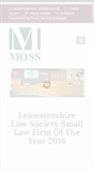 Mobile Screenshot of moss-solicitors.co.uk